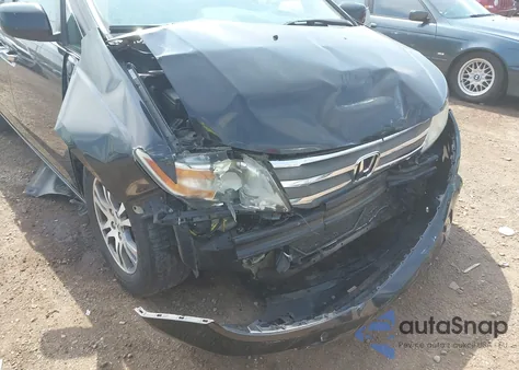 2011 Honda Odyssey Ex-L from USA, damaged, VIN 5FNRL5H65BB093624